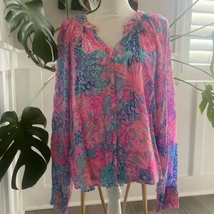 Lilly Pulitzer Nolena top size M